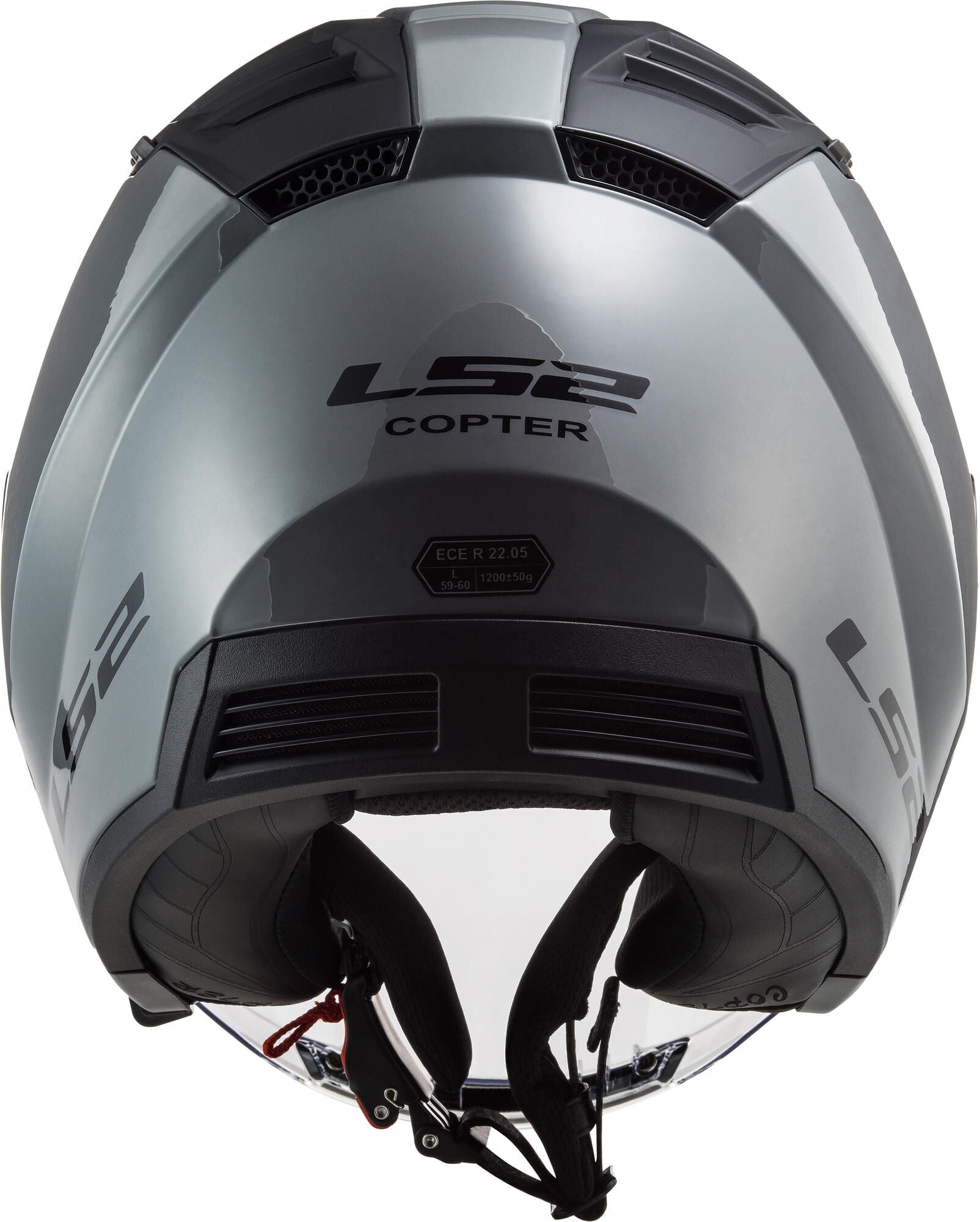 Ls2 jethelm of600 copter ii solid helmet copter ii soli nardo grey gr. l