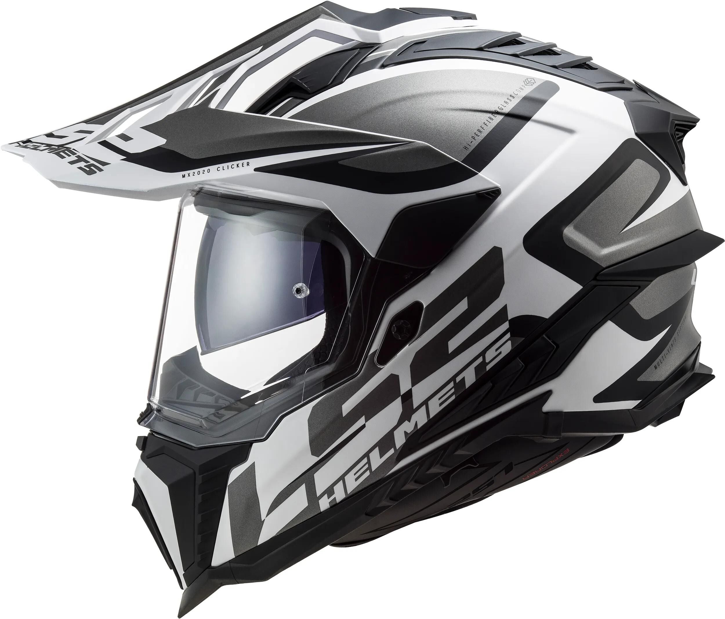 Ls2 endurohelm mx701 explorer alter helmet explorer age bw white matt gr. xl