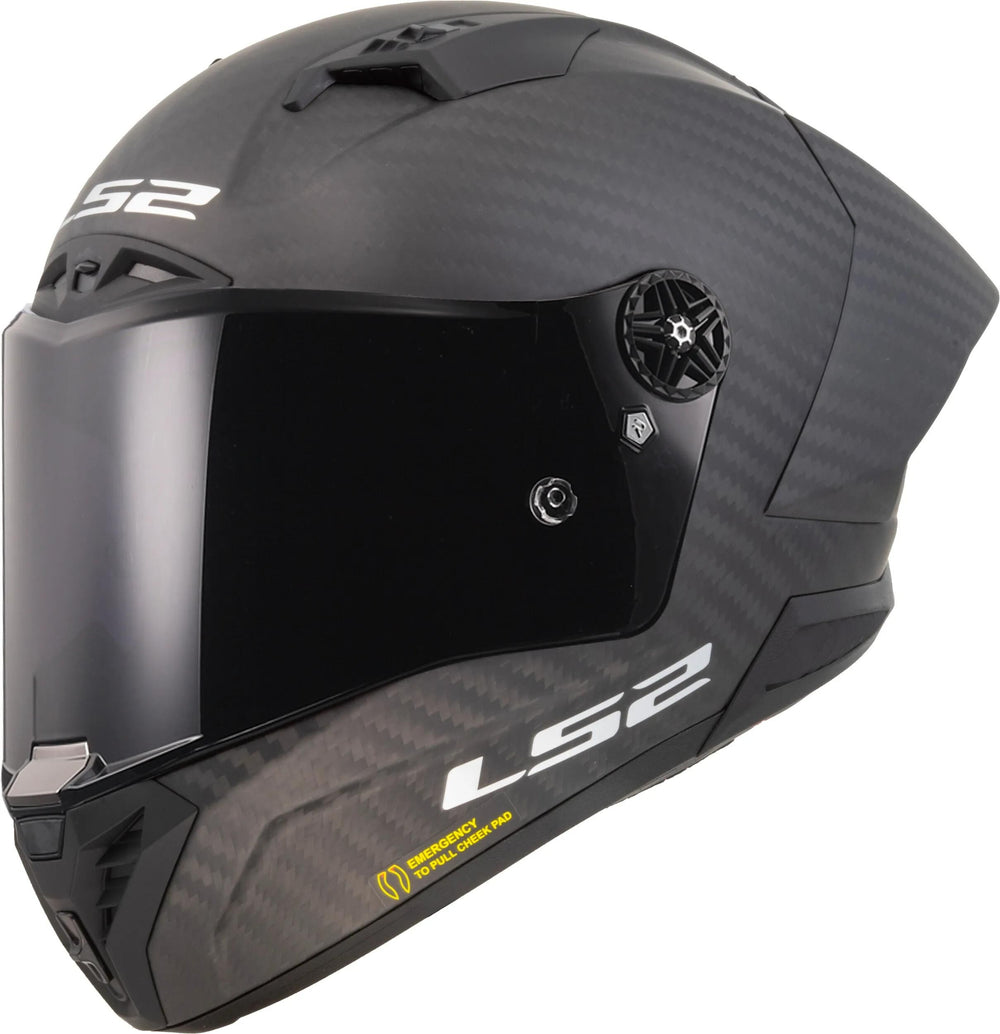 Ls2 integraalhelm ff805 thunder carbon gp aero helmet thunder gp aer black matt gr. xl