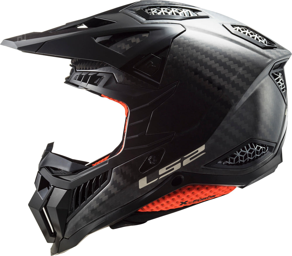 Ls2 crosshelm mx703 x-force solid helmet x-force carbon black gr. l