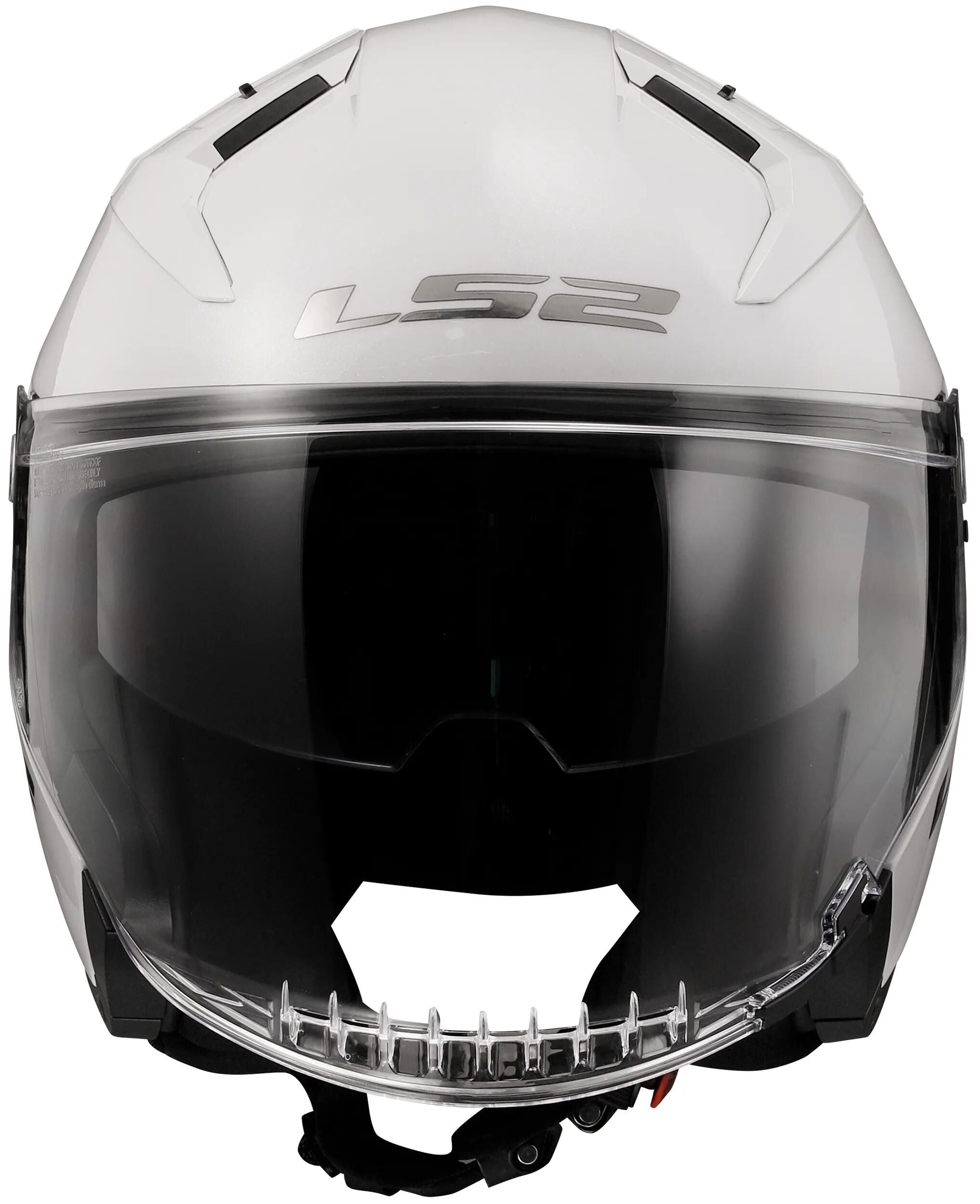 Ls2 jethelm of603 infinity ii solid helmet infinity ii white gr. s