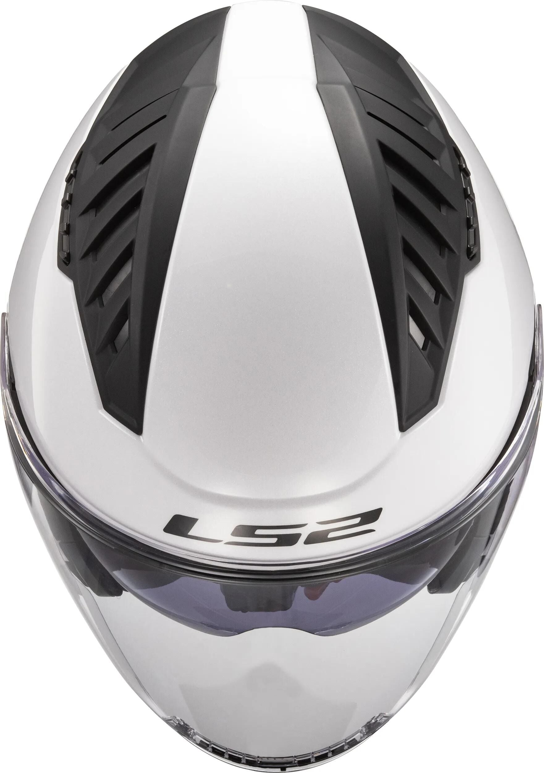 Ls2 jethelm of600 copter ii solid helmet copter ii soli white gr. m