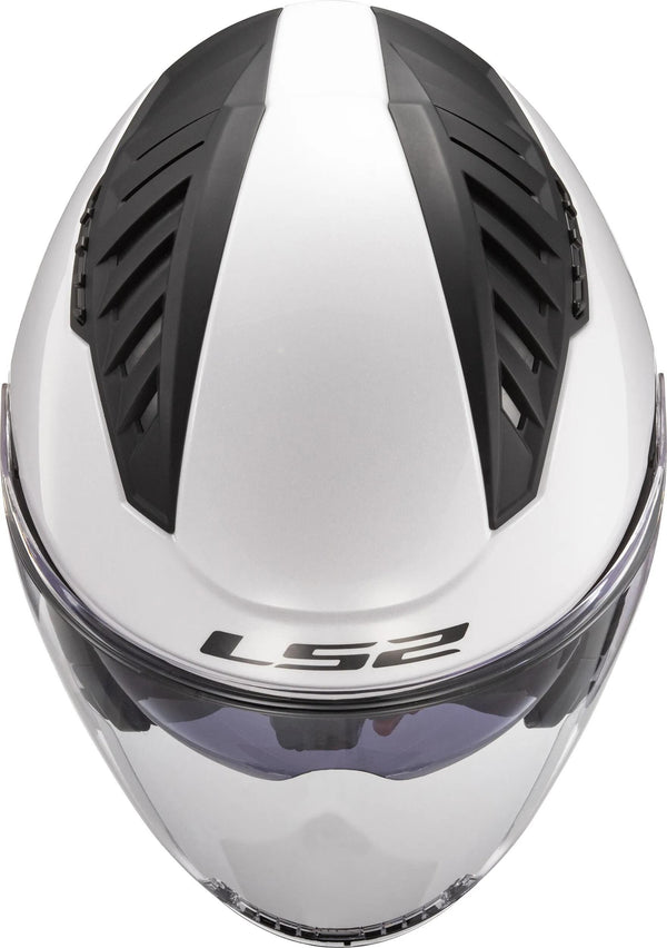 Ls2 jethelm of600 copter ii solid helmet copter ii soli white gr. m