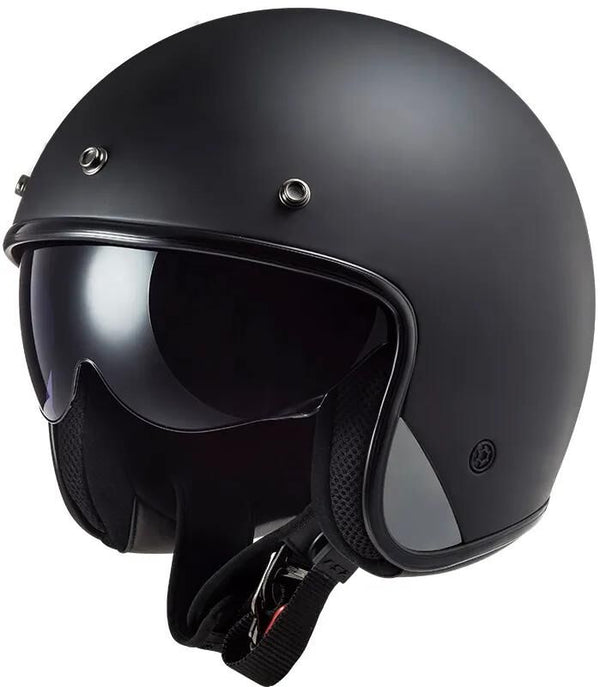 Ls2 jethelm of601 bob ii solid helmet of601 bob ii black matt gr. m