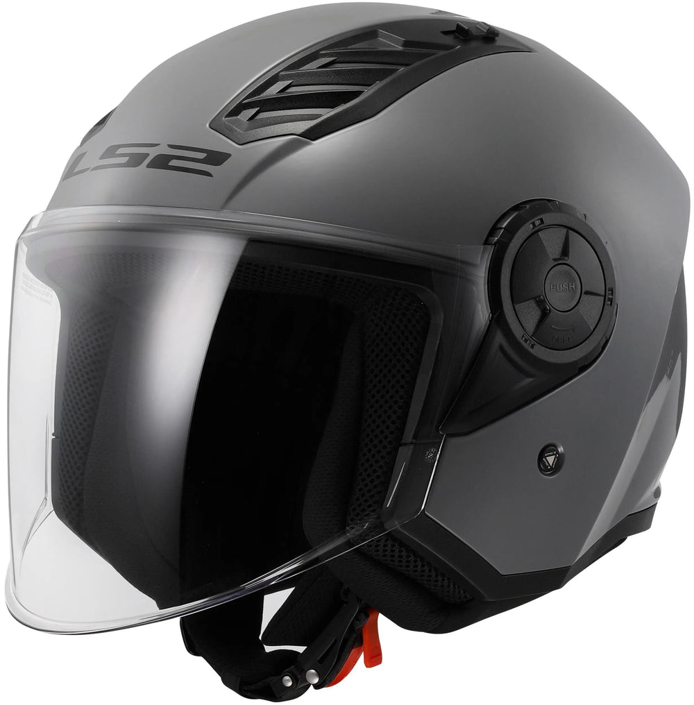 Ls2 jethelm of616 airflow ii solid helmet airflow ii of6 solid nardo gray gr. xxl