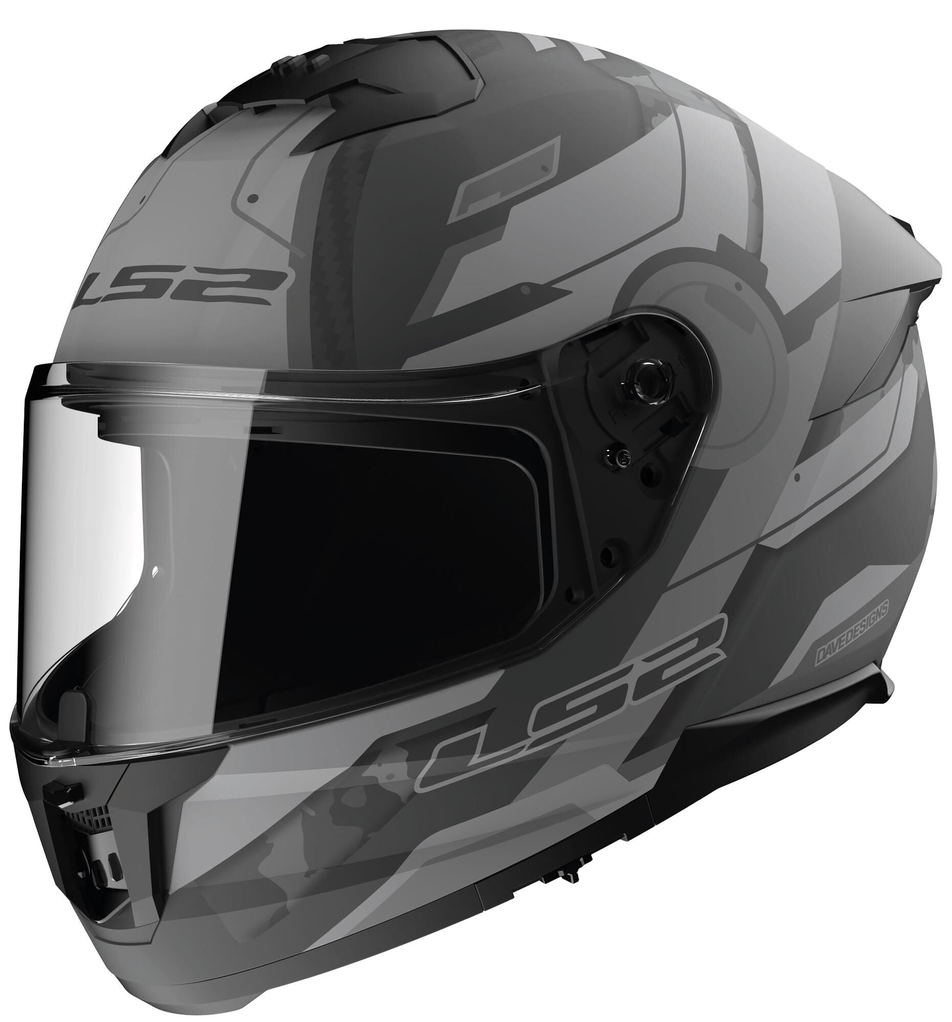 Ls2 integraalhelm ff808 stream ii shadow helmet ff808 stream i shadow w. gray gr. s