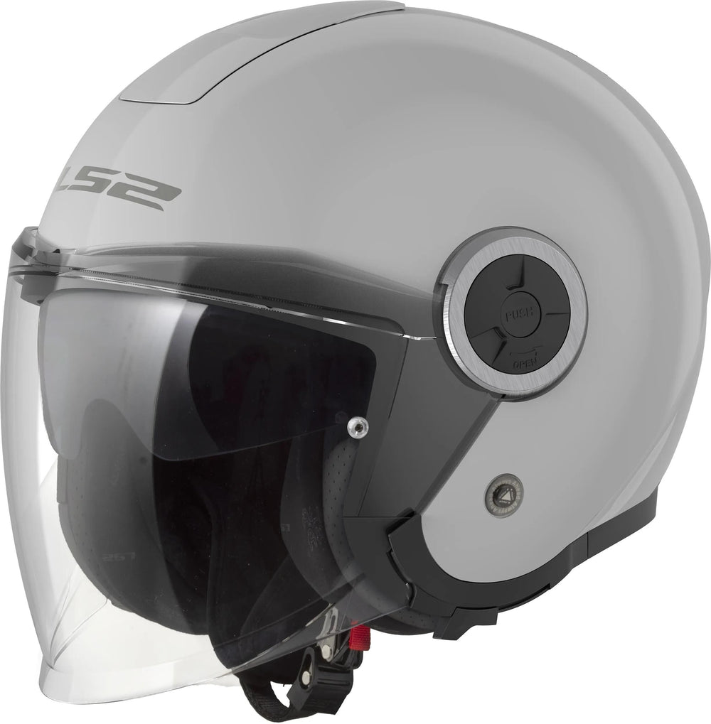 Ls2 jethelm of620 classy solid helmet of620 classy solid pearl gray gr. xs