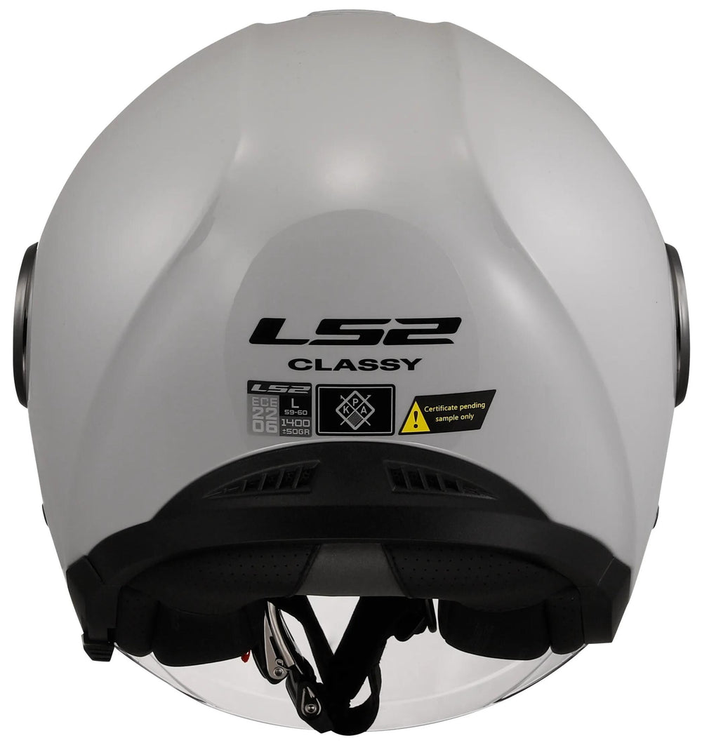 Ls2 jethelm of620 classy solid helmet of620 classy solid pearl gray gr. m