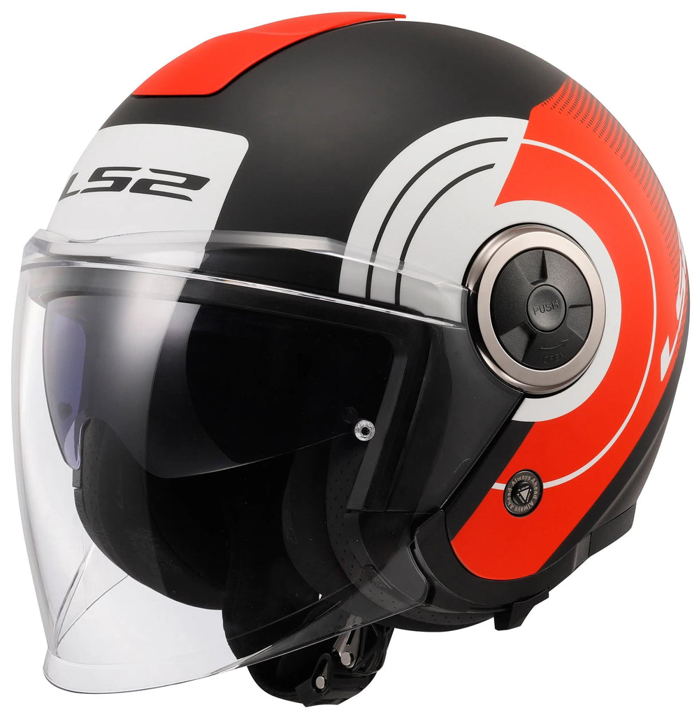 Ls2 jethelm of620 classy disko helmet of620 classy disco bw rt ws gr. s