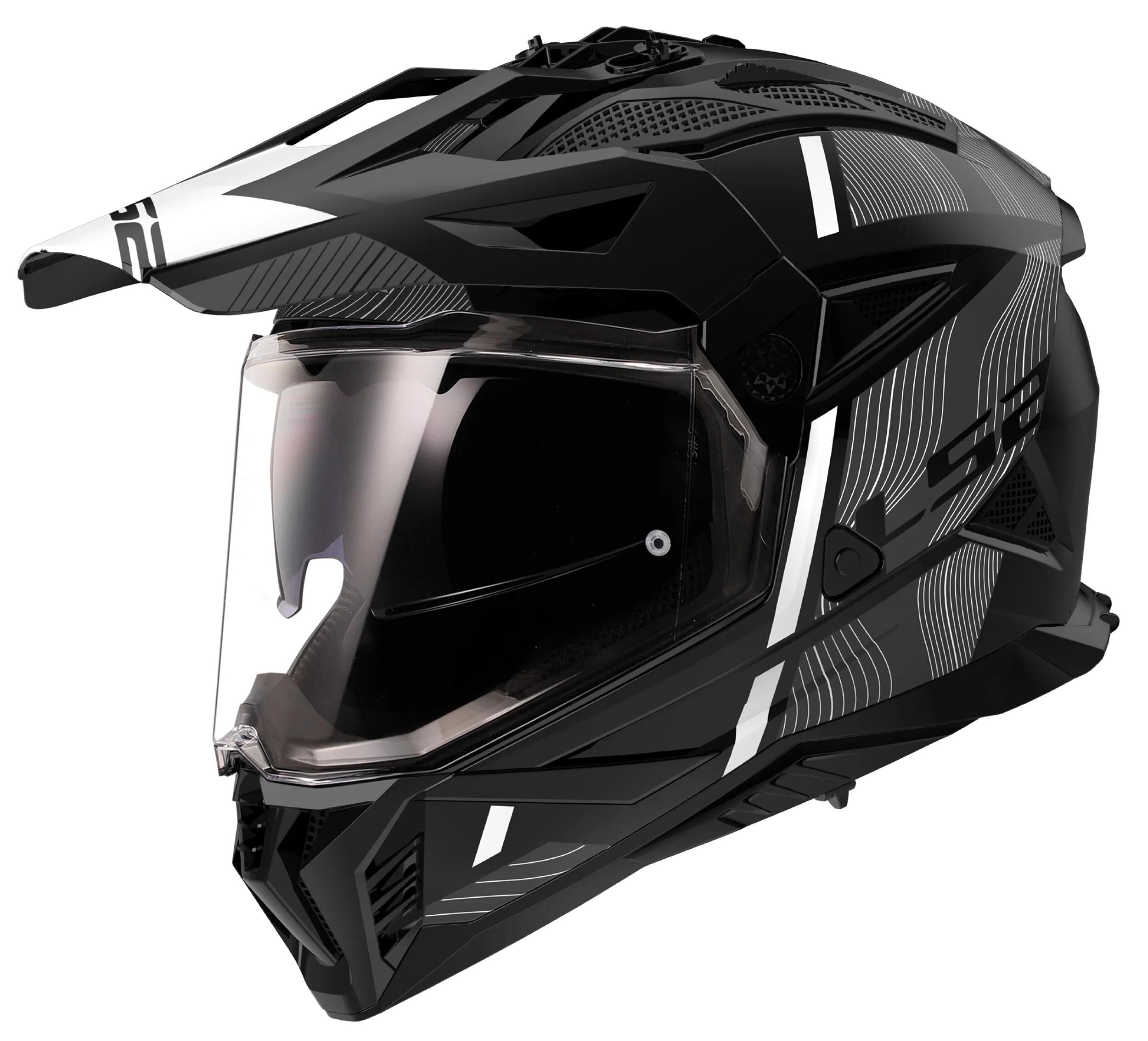 Ls2 endurohelm mx702 pioneer ii hill helmet mx702 pioneer ii hill m. bw ws gr. s