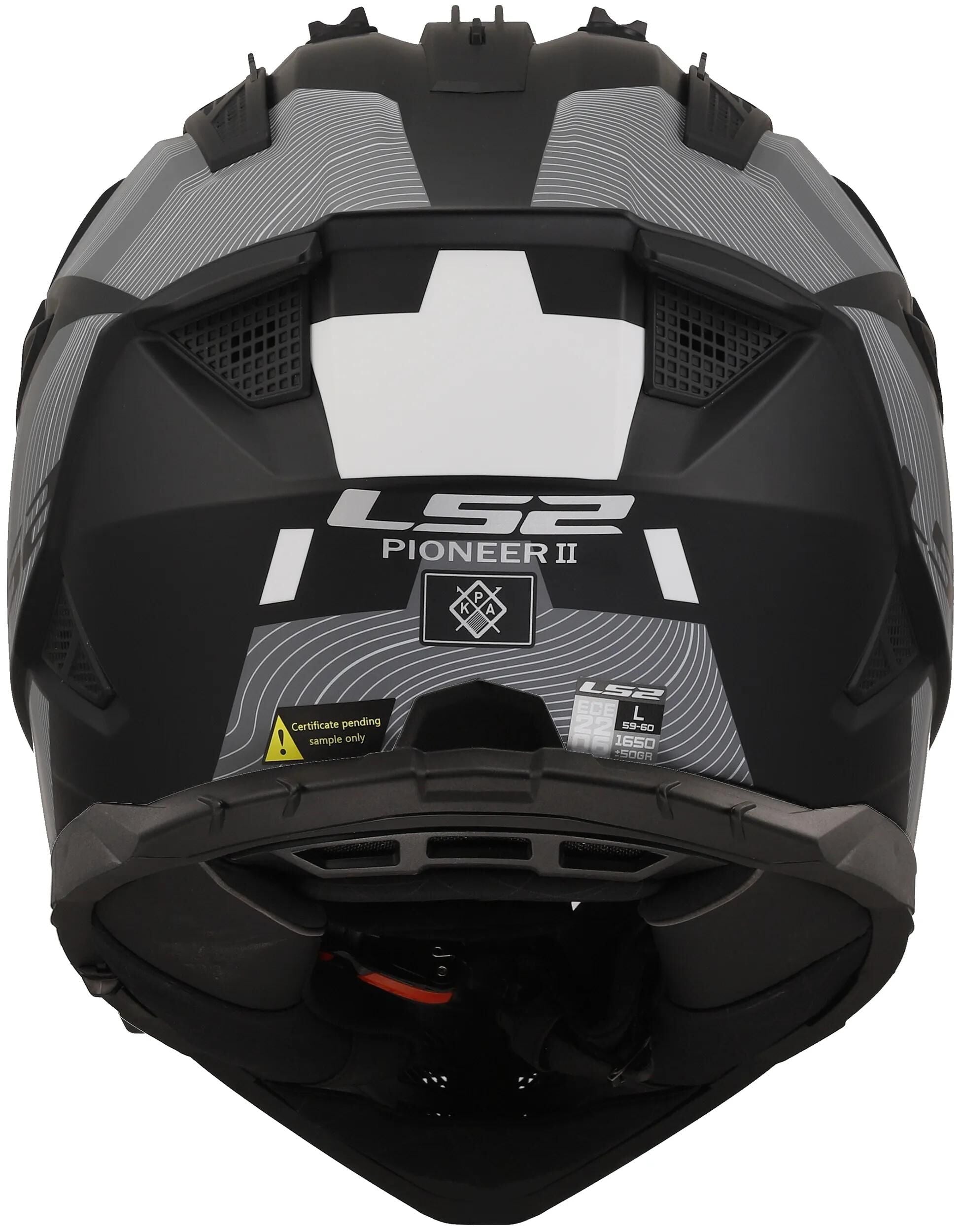 Ls2 endurohelm mx702 pioneer ii hill helmet mx702 pioneer ii hill m. bw ws gr. s