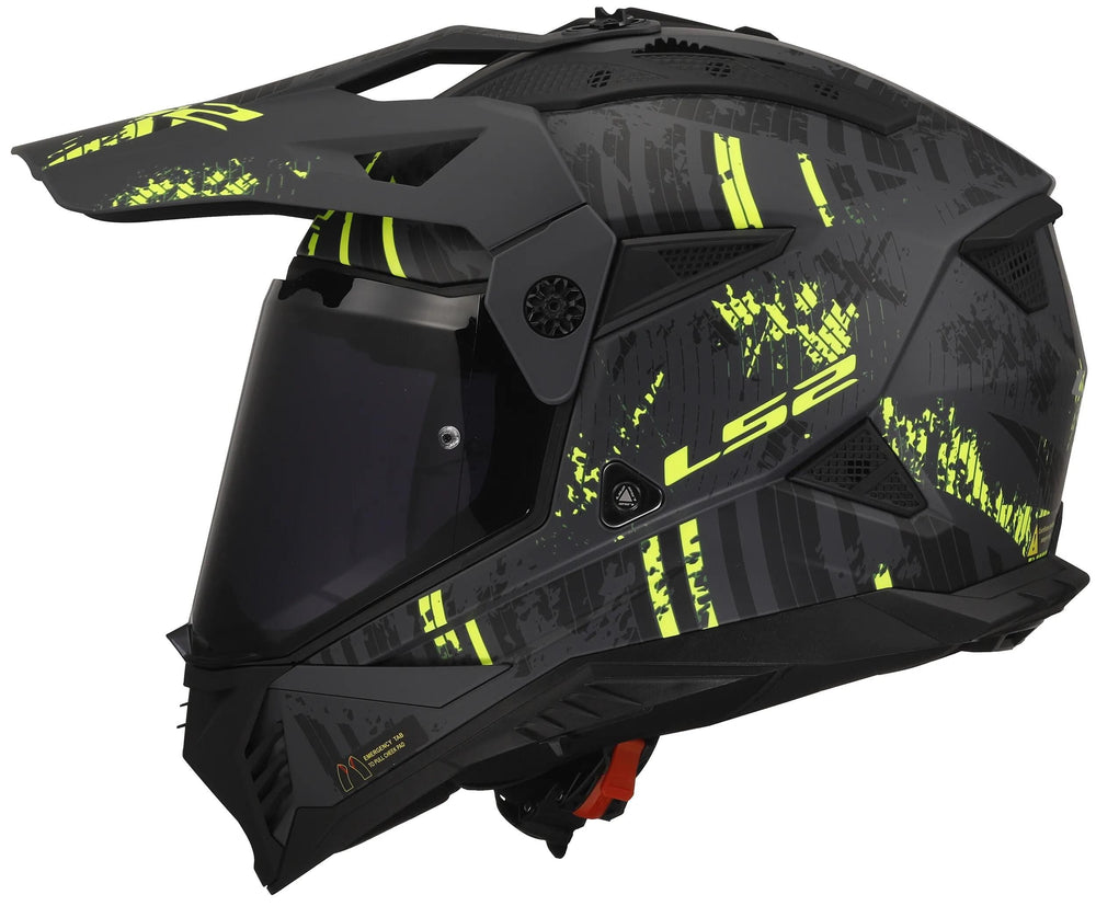 Ls2 endurohelm mx702 pioneer ii crazy helmet mx702 pioneer ii crazy m. sw ge gr. m