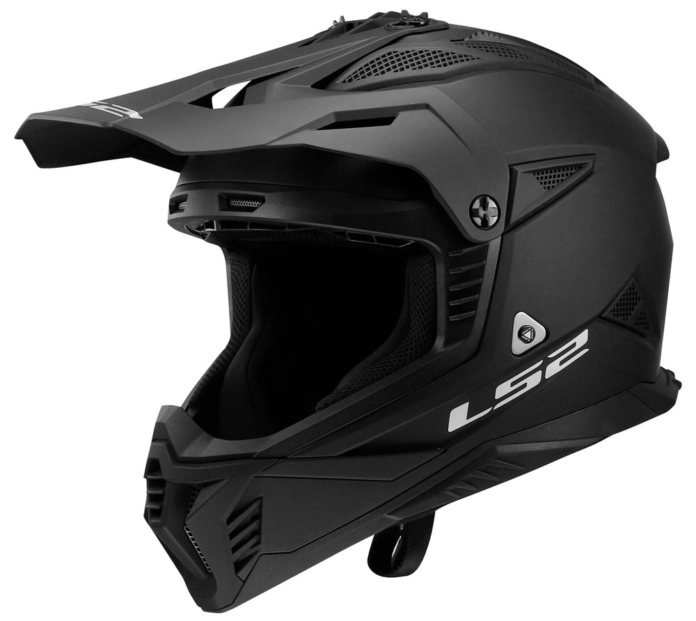 Ls2 crosshelm mx708 fast ii solid helmet mx708 fast ii solid matt black gr. xs