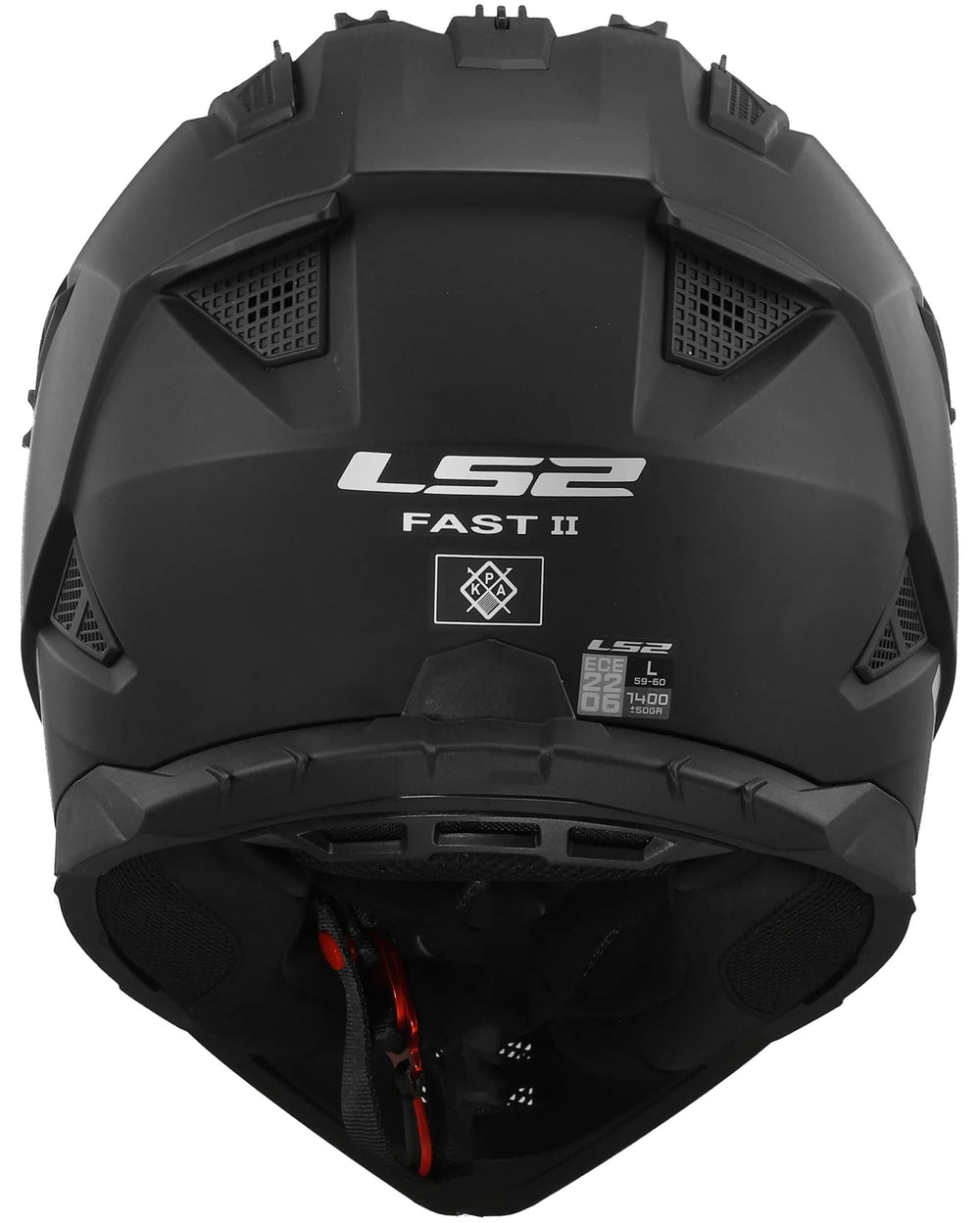 Ls2 crosshelm mx708 fast ii solid helmet mx708 fast ii solid matt black gr. m