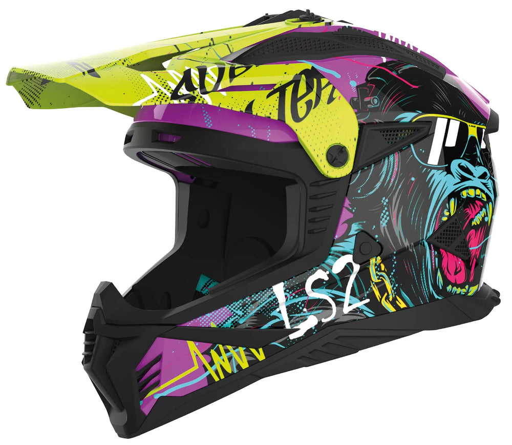 Ls2 crosshelm mx708 fast ii gorilla helmet mx708 fast ii gorilla vi ge gr. s