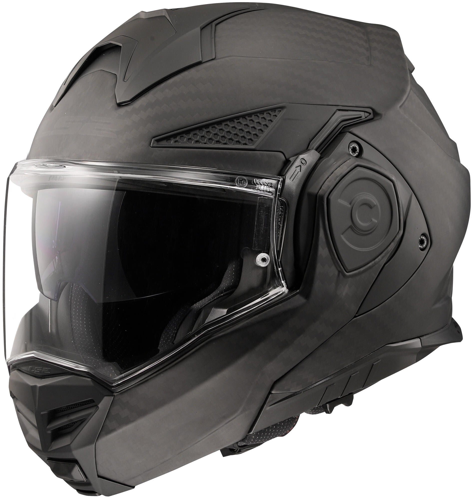 Ls2 opklaphelm ff901 advant x carbon matt helmet advant x carbo black matt gr. xl
