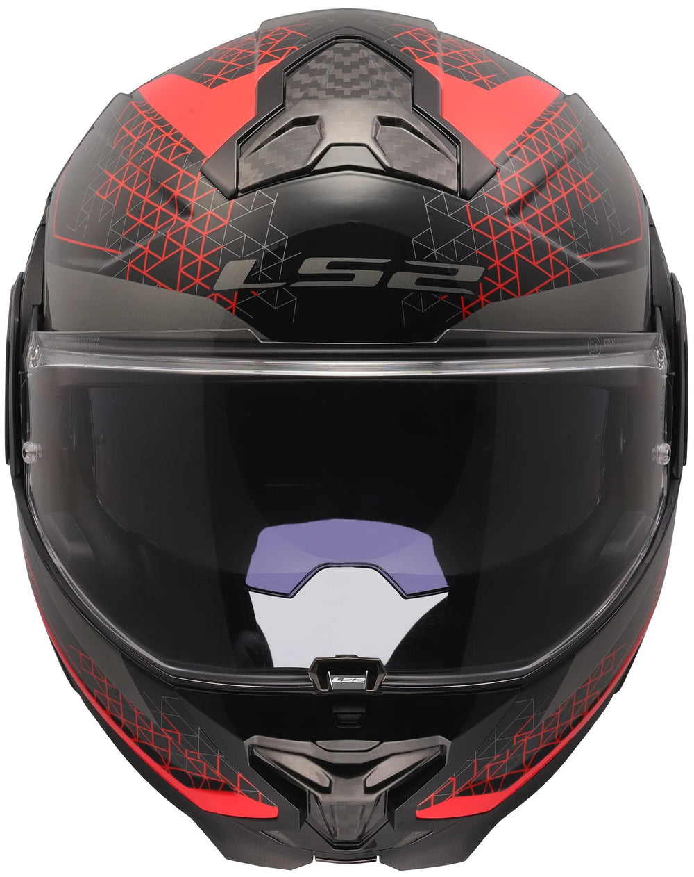 Ls2 klapphelm ff910 advant ii astral helmet ff910 advant ii astral m black red