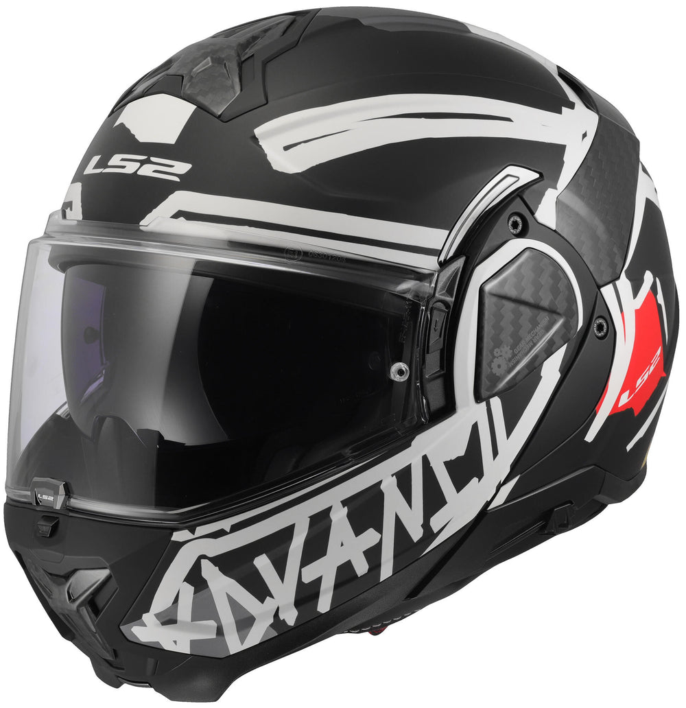 Ls2 opklaphelm ff910 advant ii tape helmet ff910 advant ii tape l matt bl white