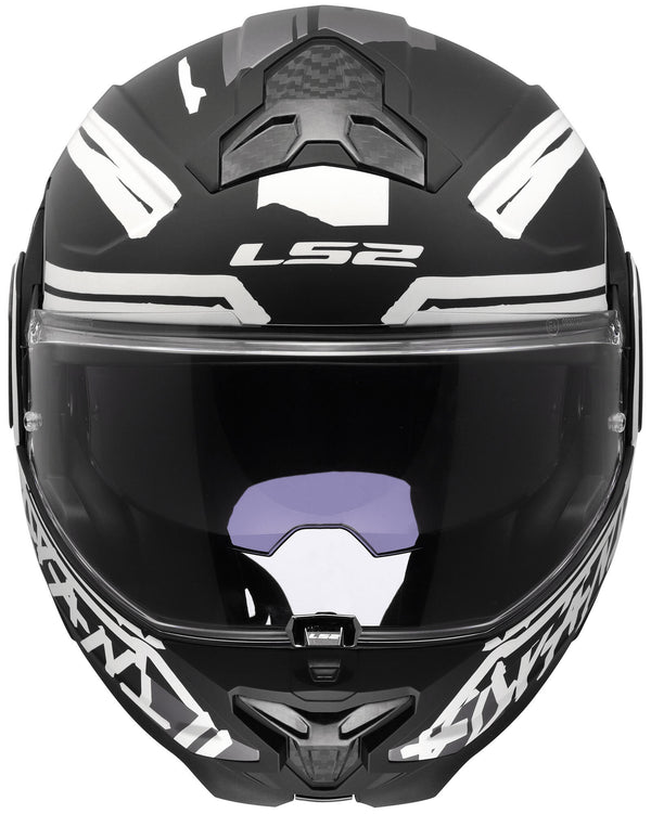 Ls2 opklaphelm ff910 advant ii tape . helmet ff910 advant ii tape m matt bl white