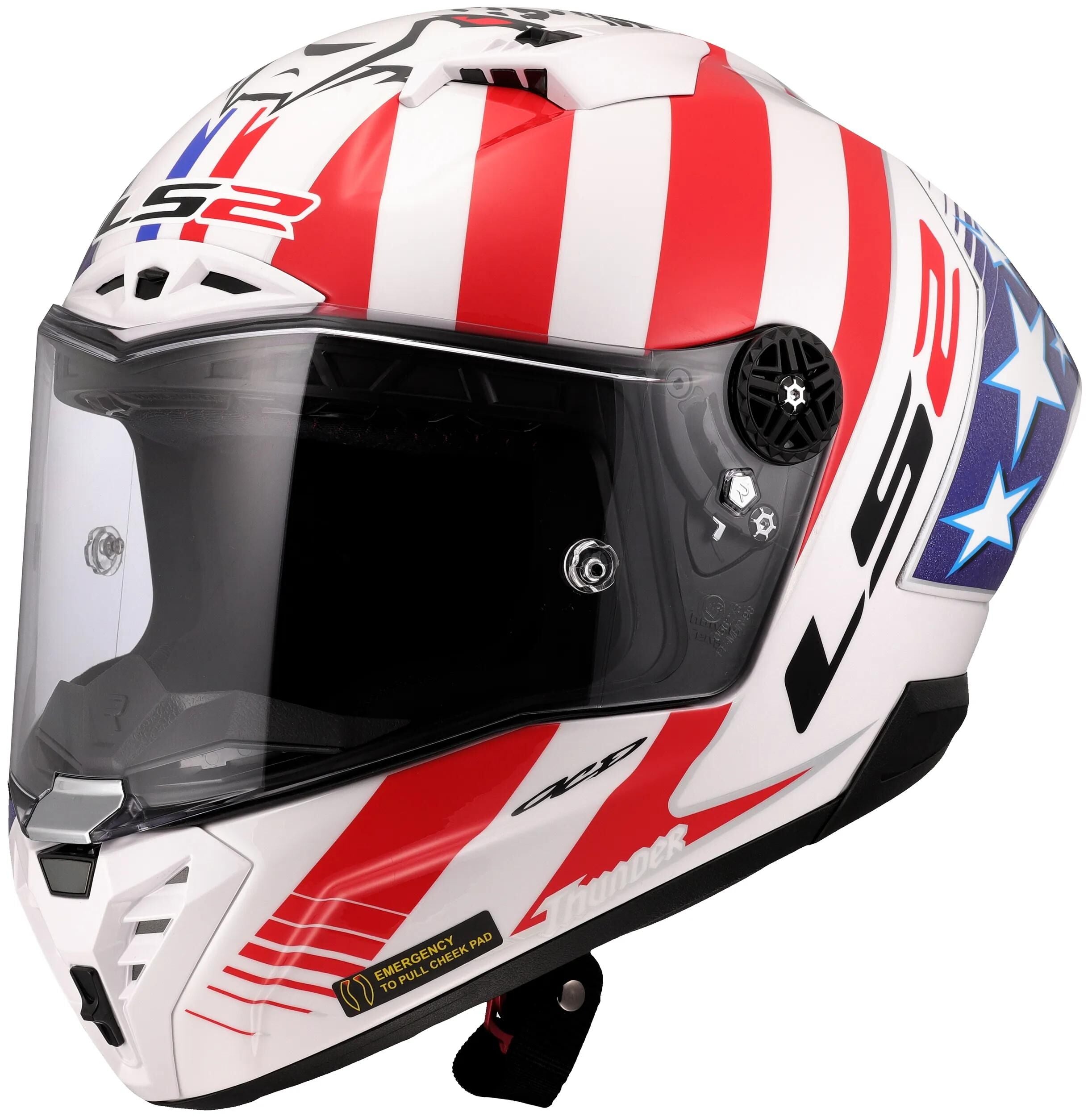 Ls2 integralhelm ff805 thunder carbon gp aero replica baz helmet ff805 thunder gp aero replica baz xxl
