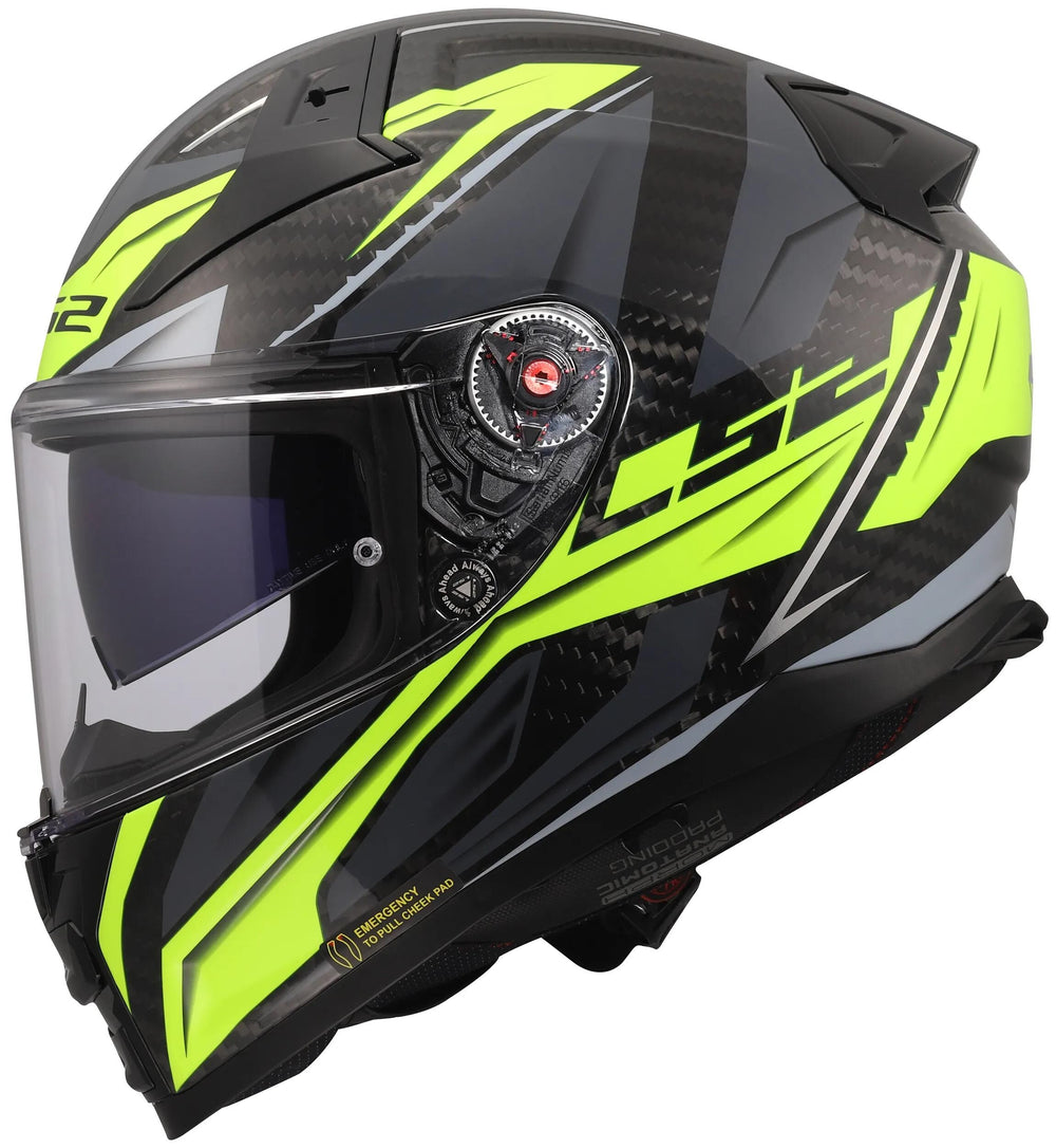 Ls2 integralhelm ff811 vector ii carbon savage helmet ff811 vector i c savage h-v yellow xl