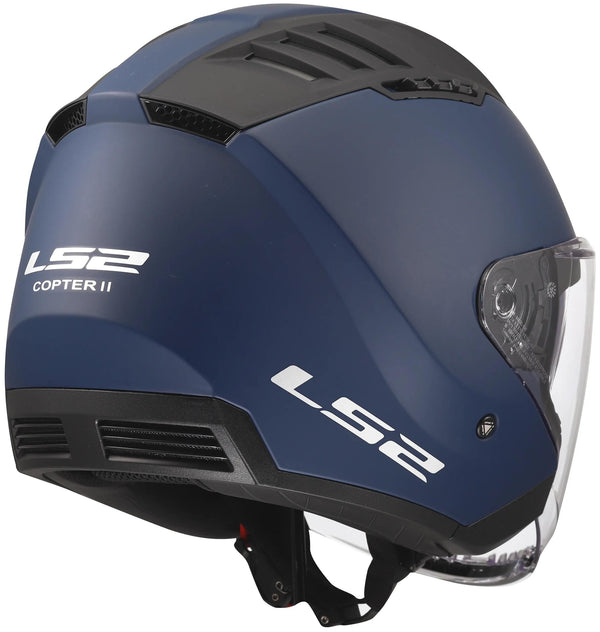 Ls2 jethelm of600 copter ii solid helmet of600 copter i navy blue matt gr. l