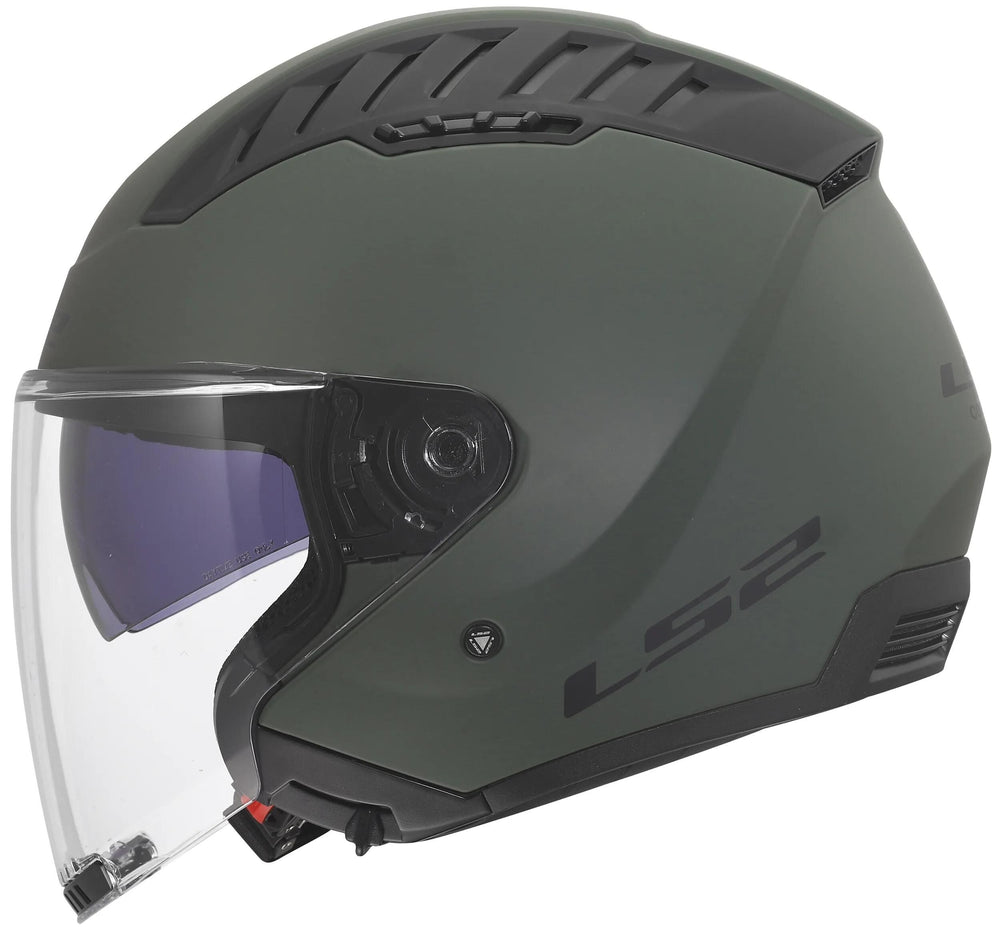 Ls2 jethelm of600 copter ii solid helmet of600 copter i military green gr. xl