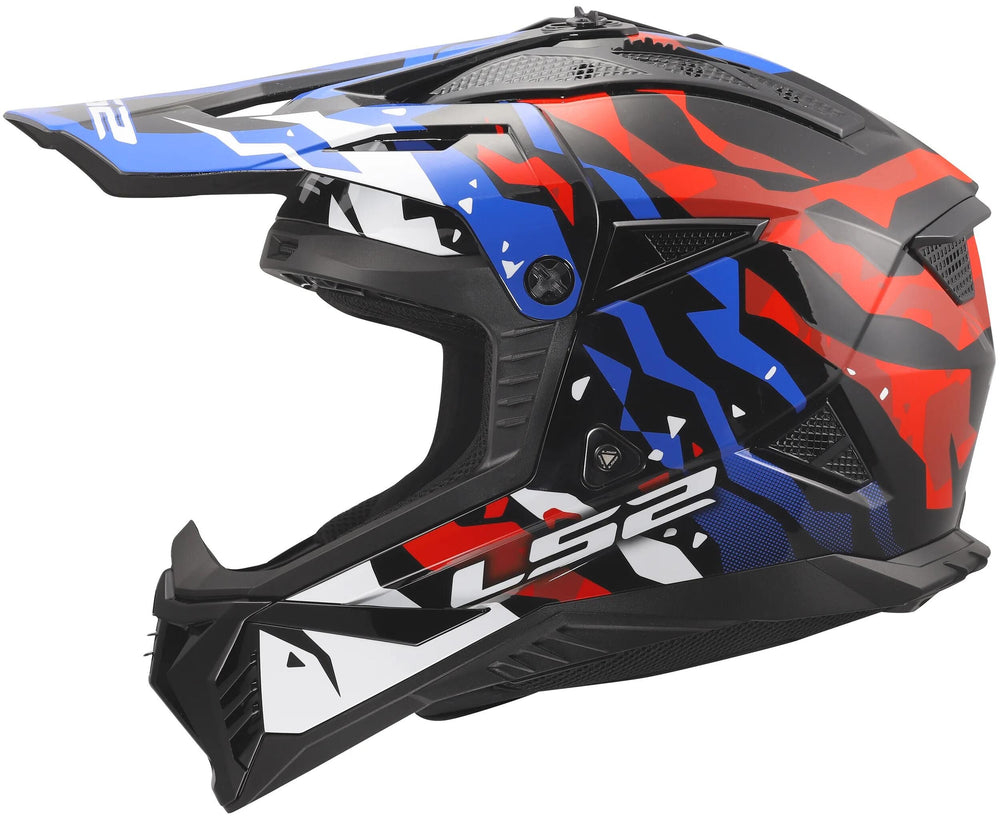 Ls2 crosshelm mx708 fast ii grotesk helmet mx708 fast ii grotesque white bl red m