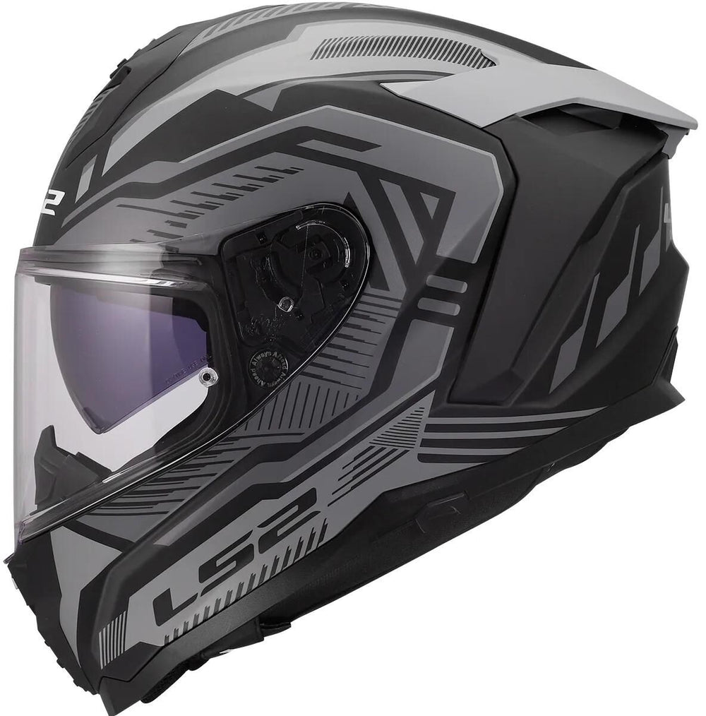 Ls2 integralhelm ff817 challenger ii dravix helmet ff817 challeng ii dravix matt gray l