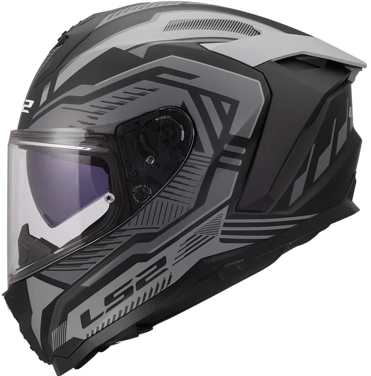 Ls2 integralhelm ff817 challenger ii dravix helmet ff817 challeng ii dravix matt gray 3xl
