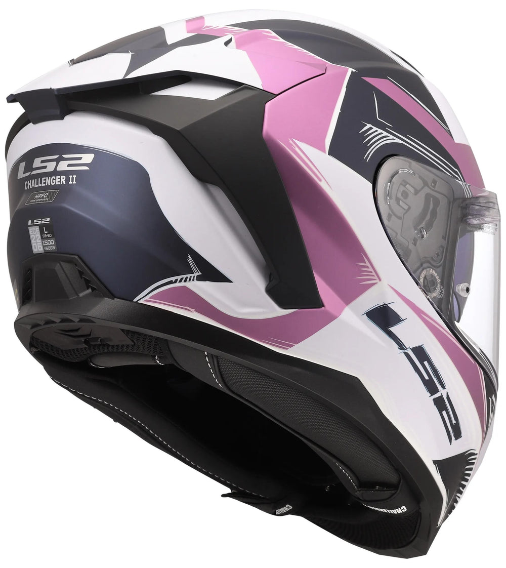 Ls2 integralhelm ff817 challenger ii flaman helmet ff817 challeng ii flaman lavender gr.xs
