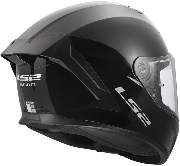 Ls2 integralhelm ff820 rapid iii solid helmets ff820 rapid i solid black gr. xl