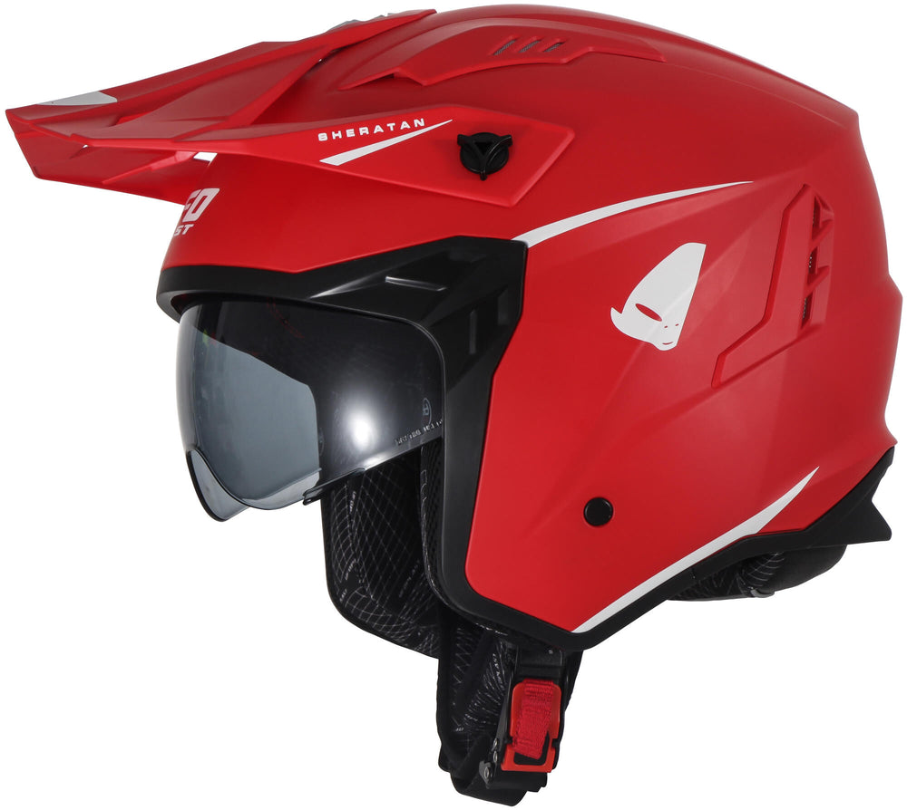 Ufo plast jethelm sheratan helmet sheratan s matt red