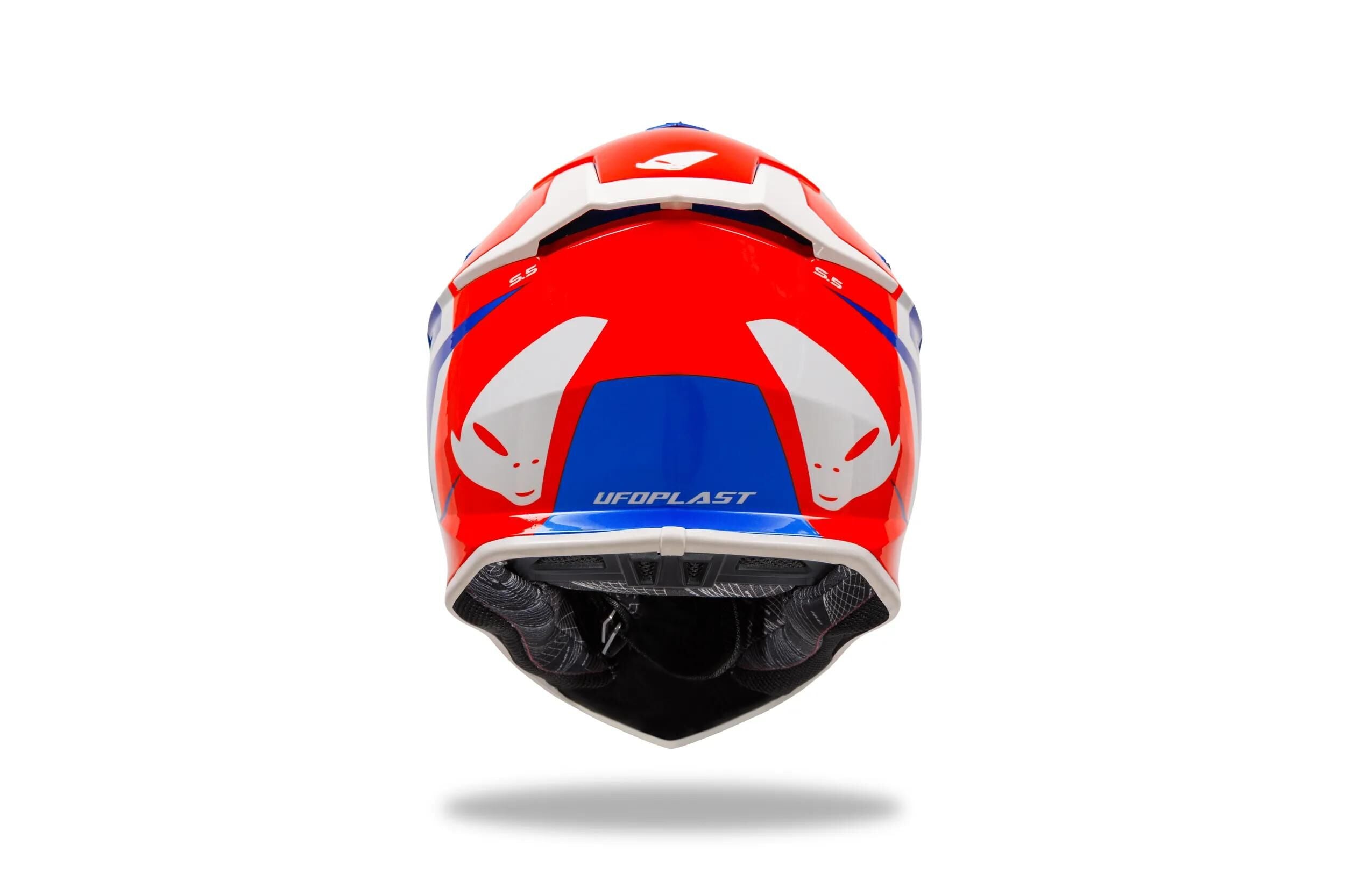 Ufo plast crosshelm intrepid helmet interpid l blue red