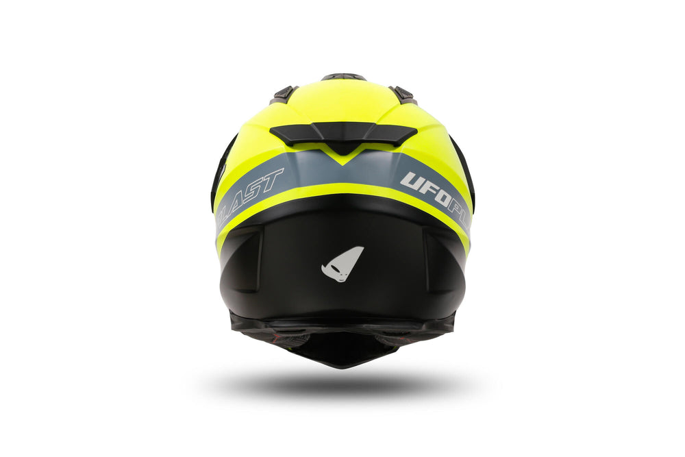 Ufo plast endurohelm ariëns helmet aries l yellow black