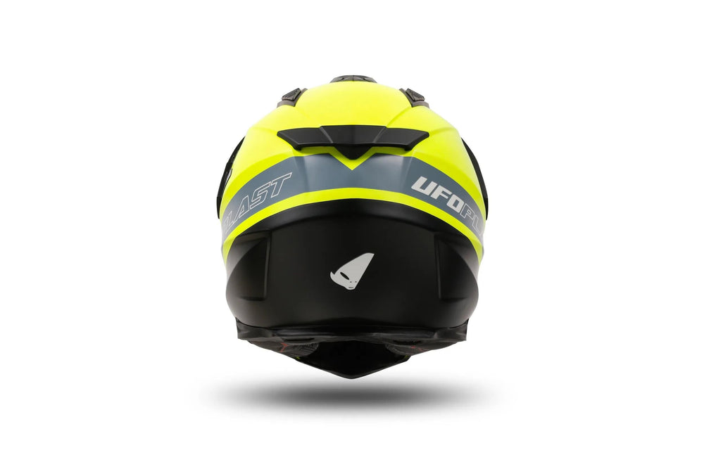 Ufo plast endurohelm aries helmet aries s yellow black