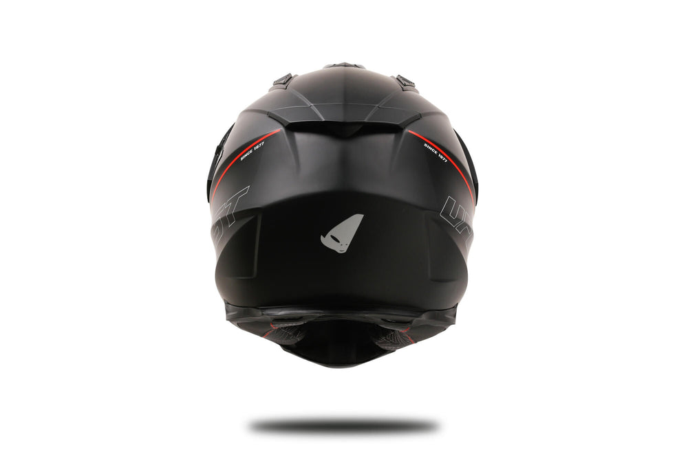 Ufo plast endurohelm aries helmet aries xs black red