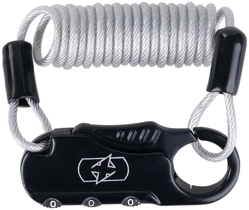 Oxford kabelslot pocket lock cable lock black