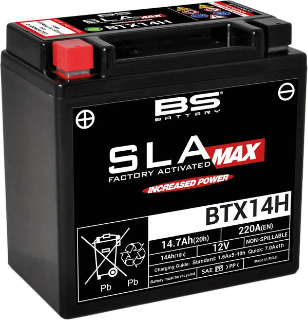 Bs-battery batterij btx14h battery btx14h bs sla-max
