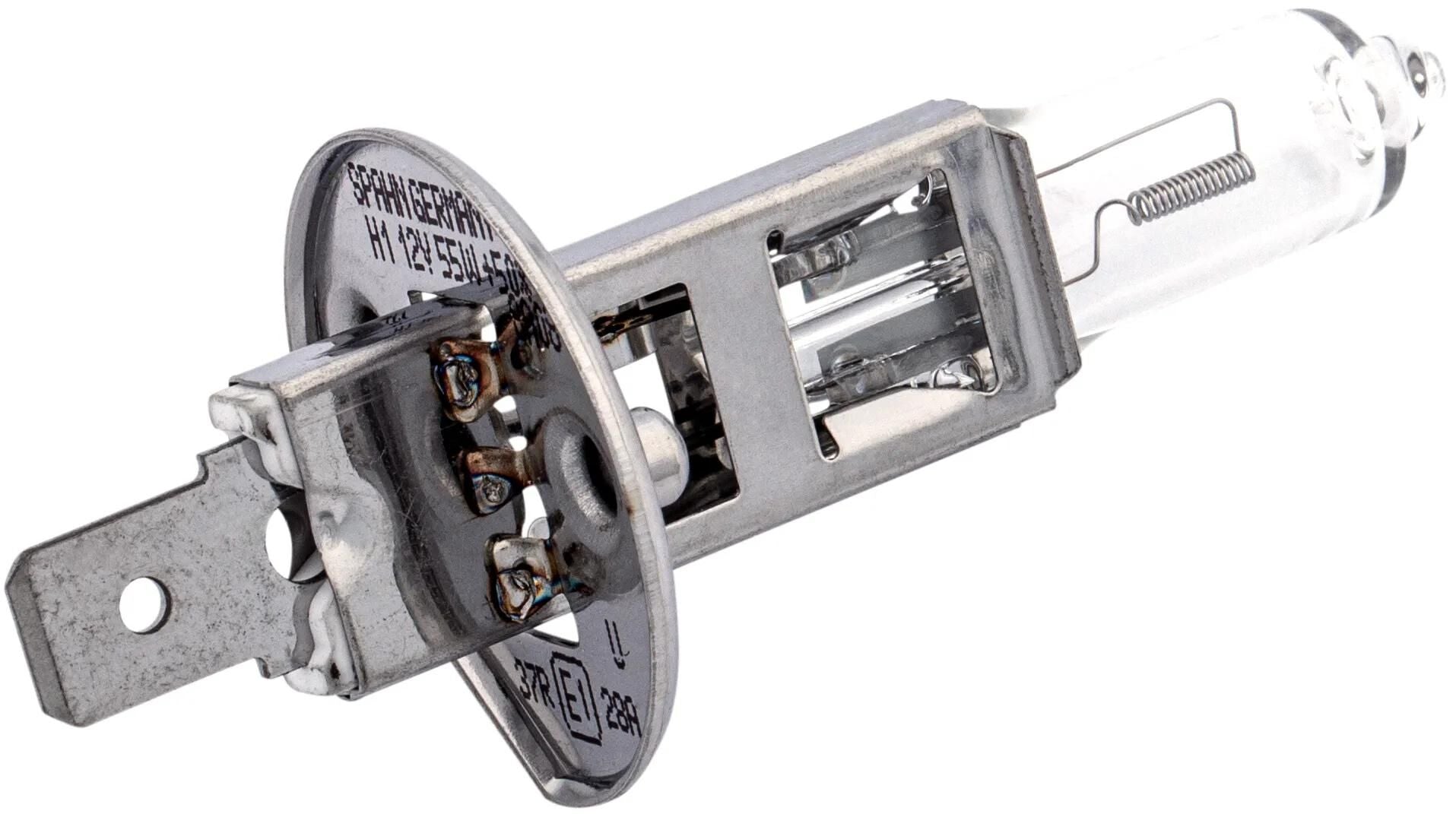 Spahn scheinwerferlampe h1 headlight bulb 12v 55w h1 50+ p14.5s