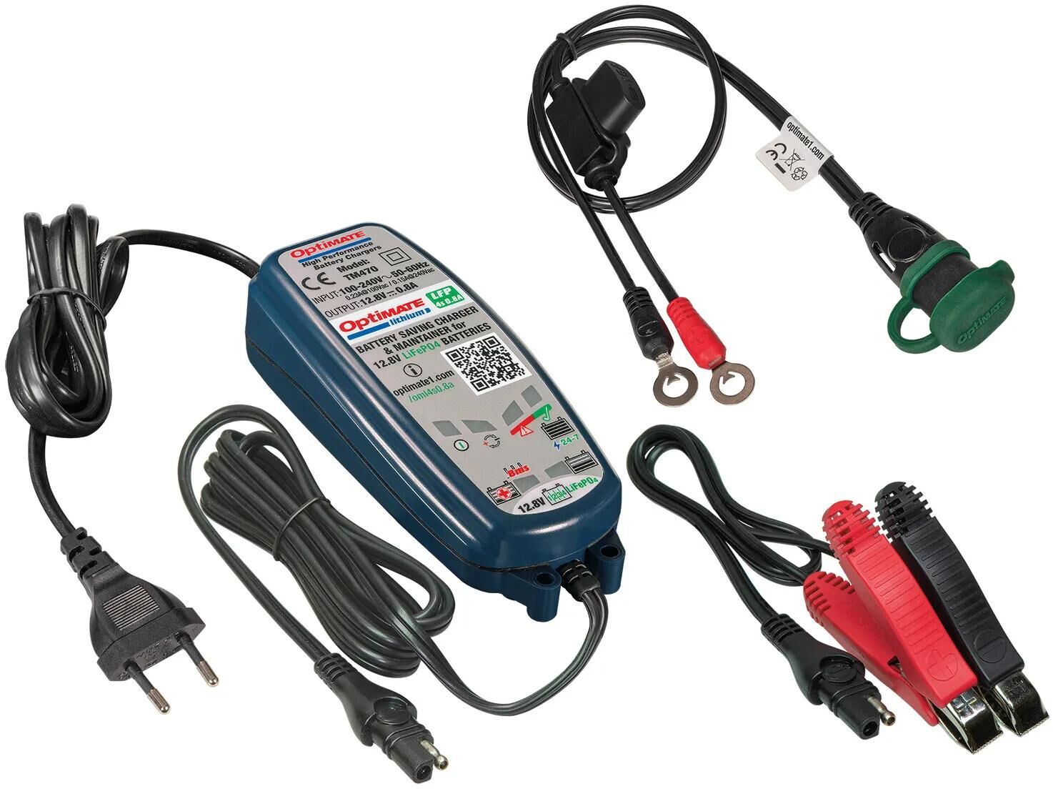 Tecmate batterieladegerät optimate lithium 4s 0.8a optimate 4s charger lithium 0.8a