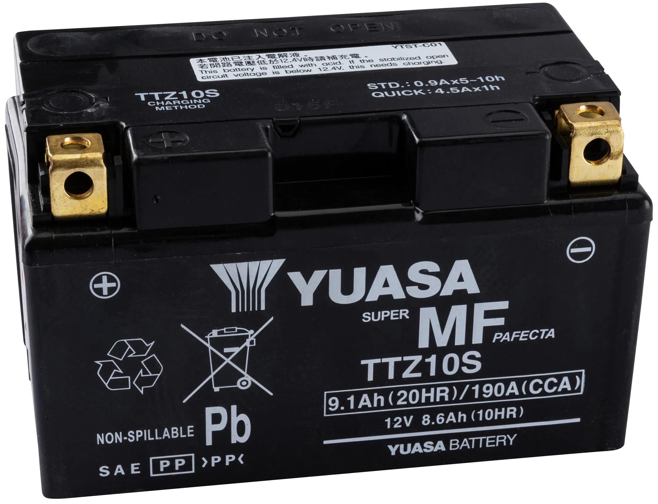 Yuasa batterie ttz10s battery ttz10s agm