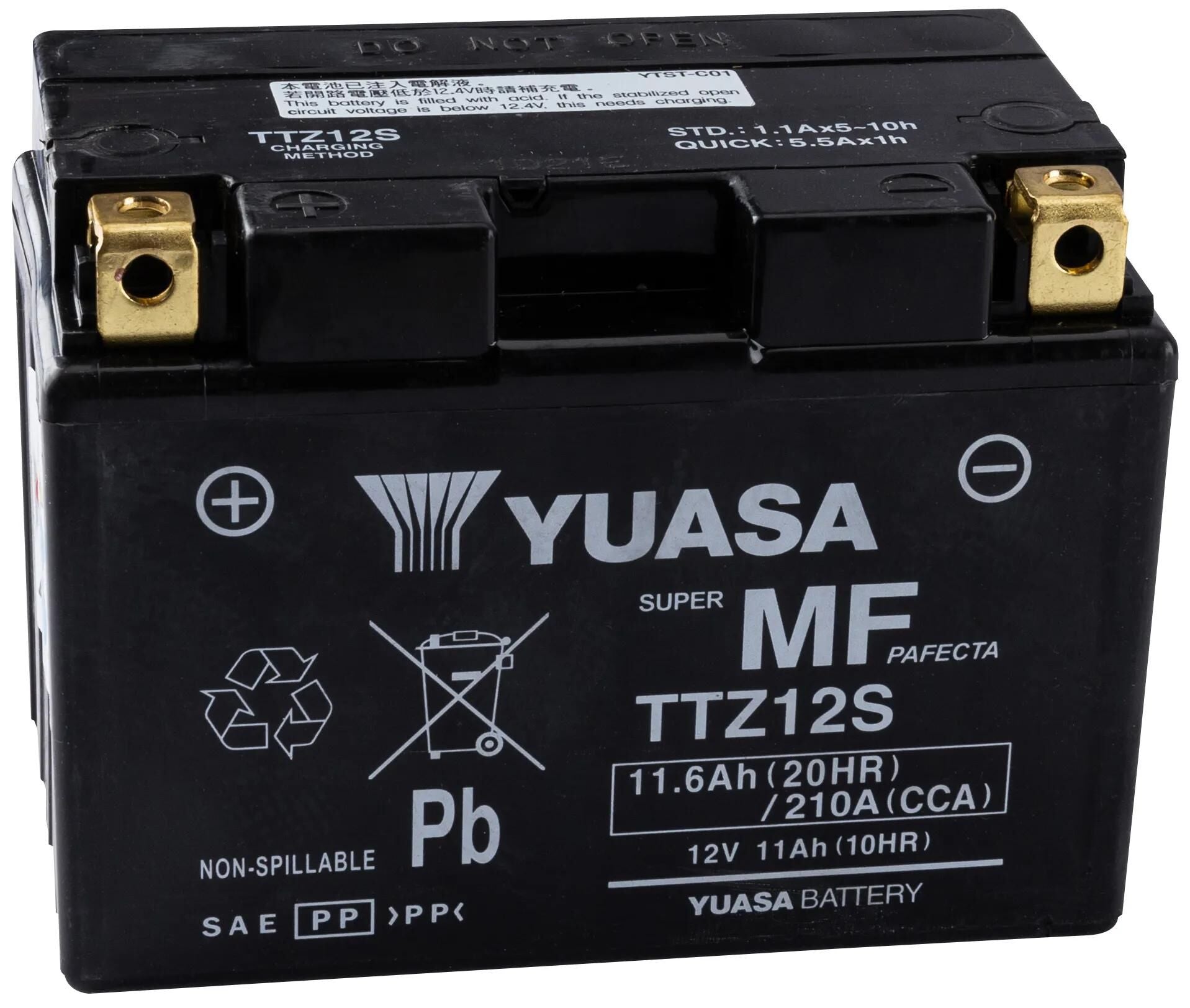 Yuasa batterie ttz12s battery ttz12s agm