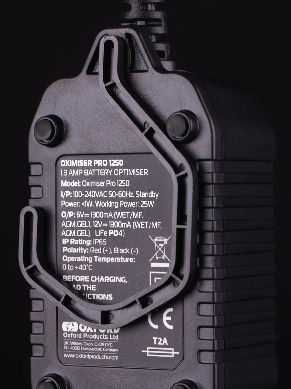 Oxford batterieladegerät oximiser pro 1250 battery charger oximiser pro 1250