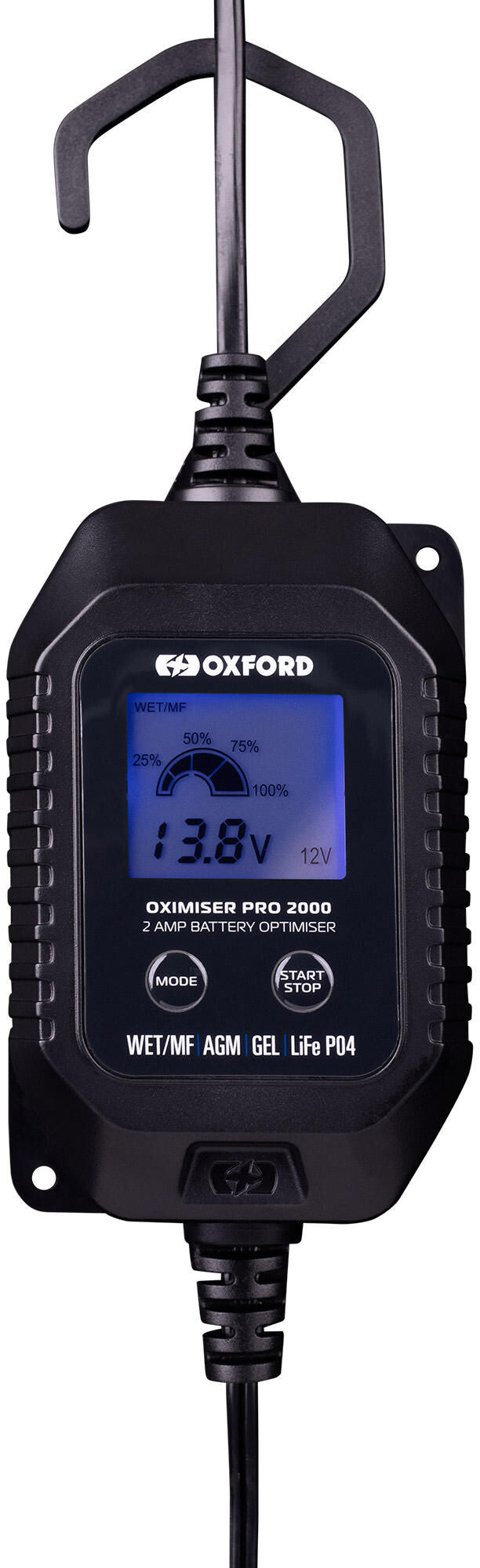 Oxford acculader oximiser pro 2000 . battery charger oximiser pro 2000