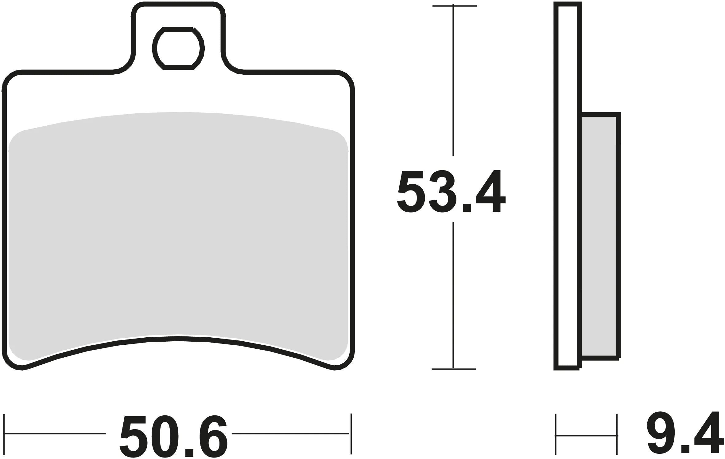Trw bremsbelag mcb 710 brake pads organ. mcb710ec
