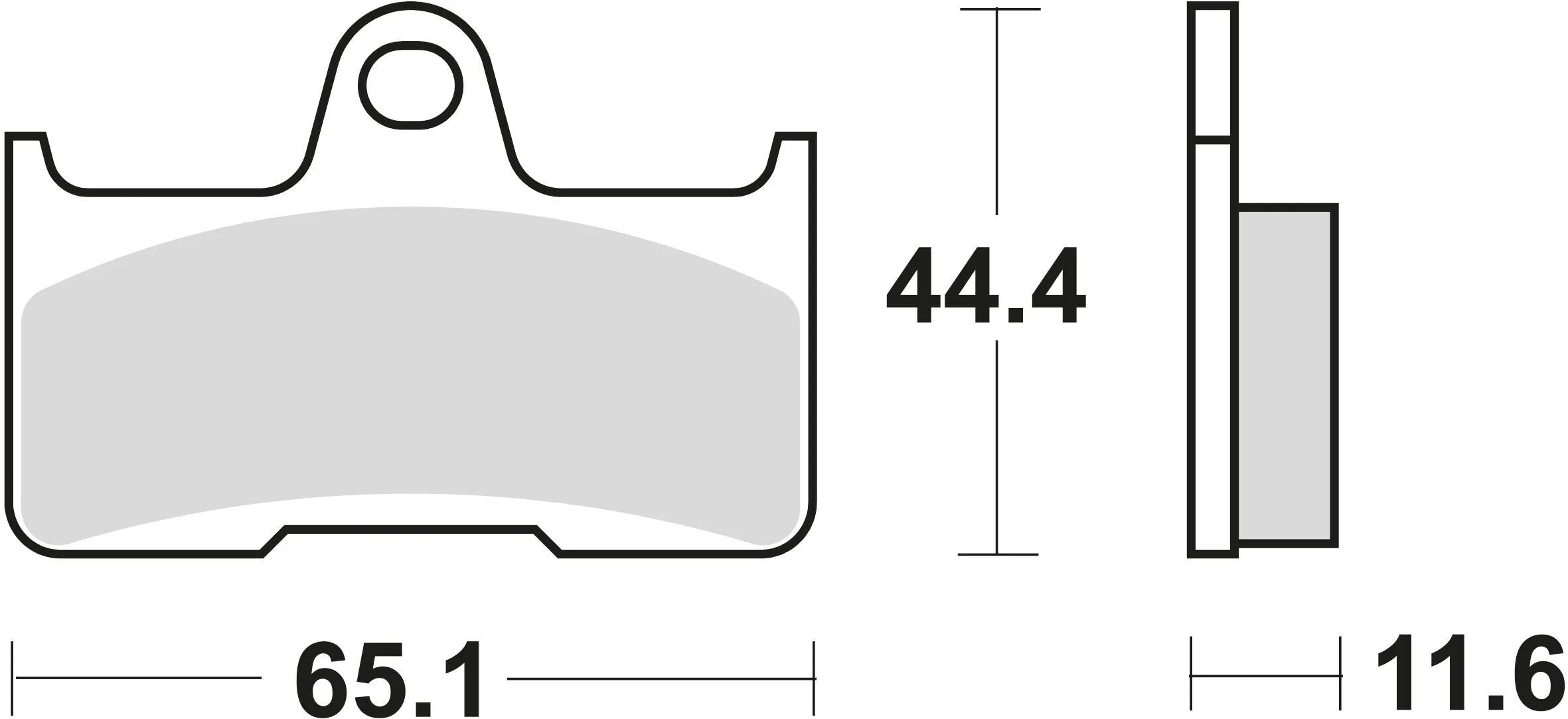 Trw bremsbelag mcb 756 brake pads sinter mcb 756 si
