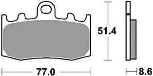 Trw bremsbelag mcb 748 brake pads organ. mcb 748