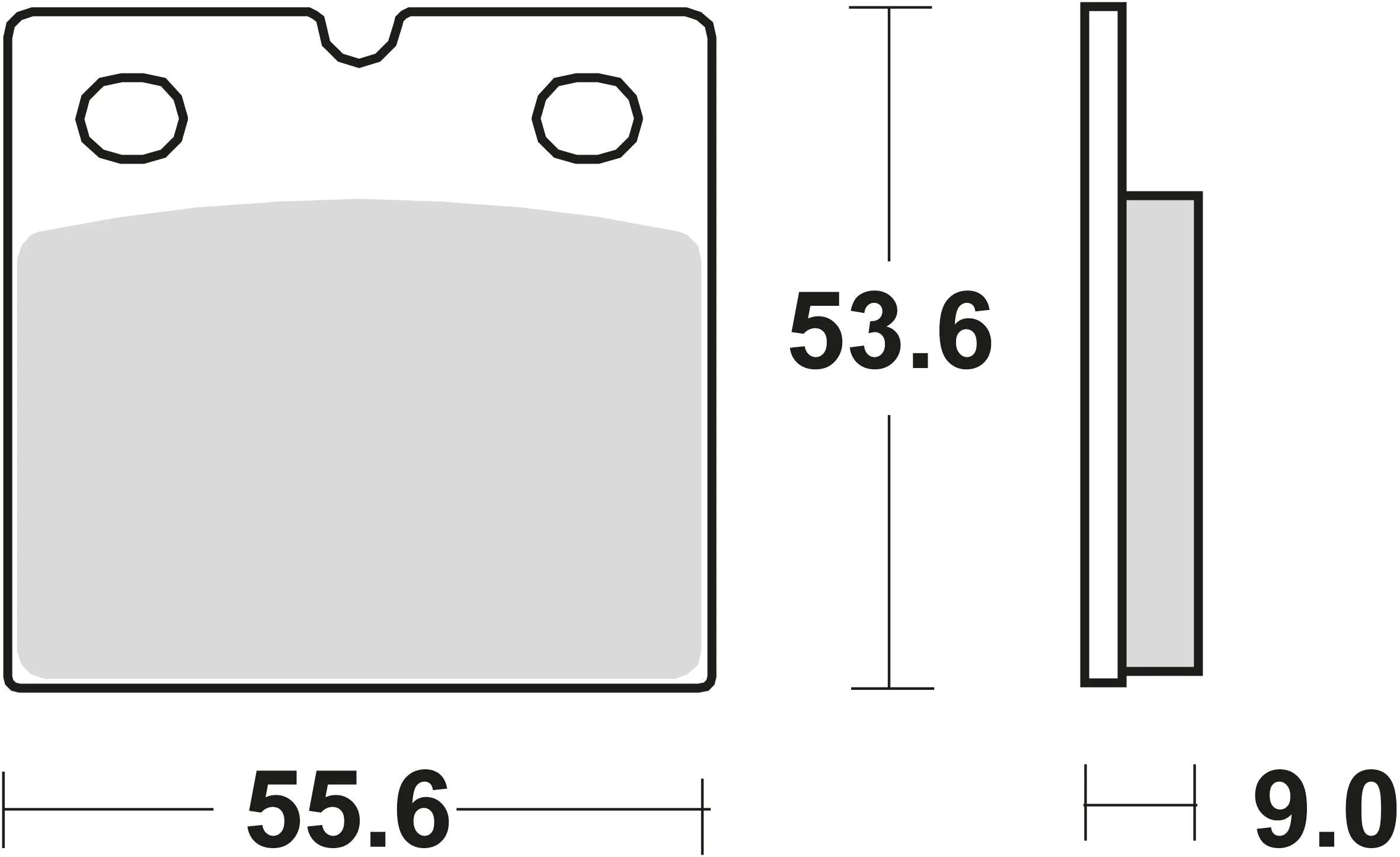 Trw bremsbelag mcb 19 brake pads organ. mcb 19