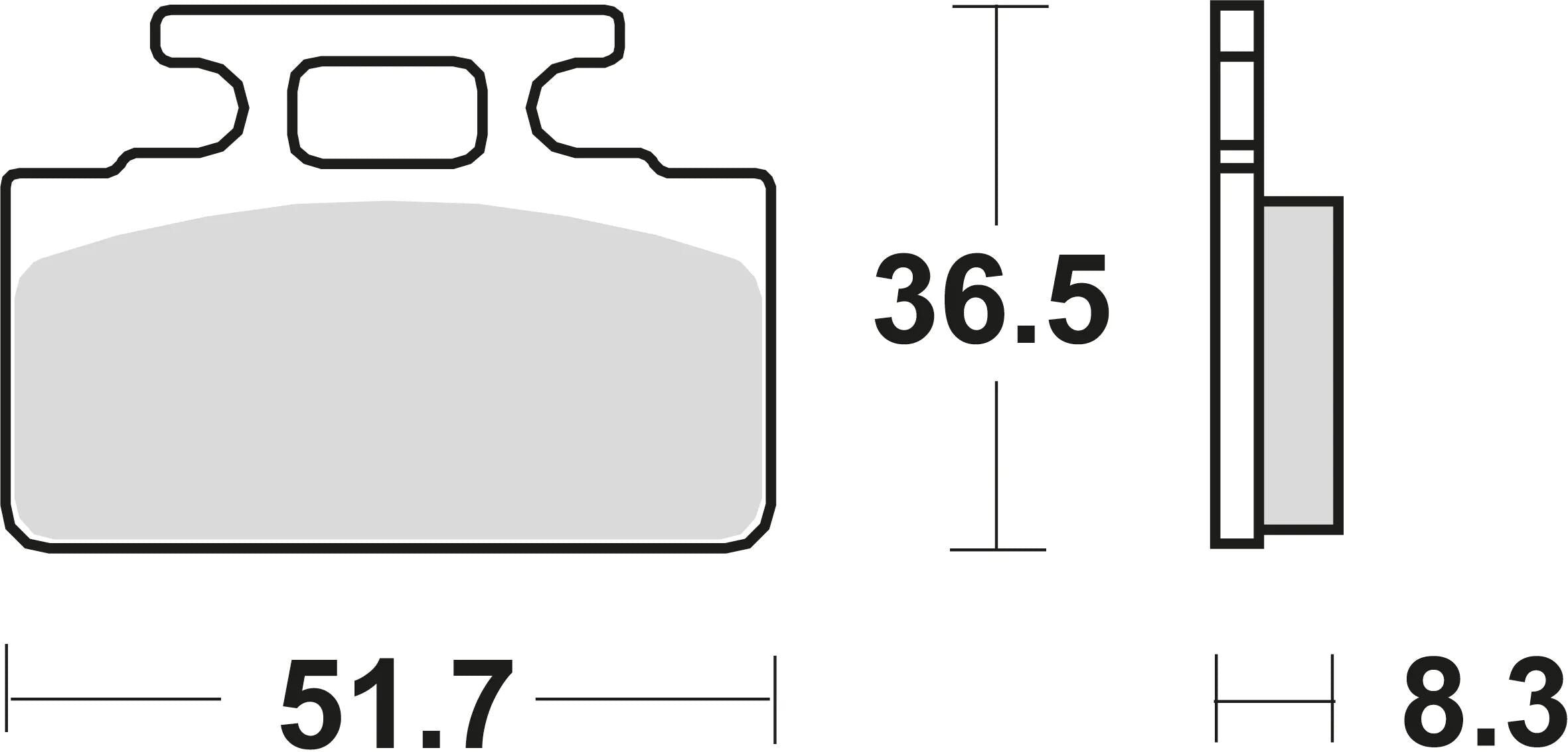 Trw bremsbelag mcb 589 brake pads organ. mcb 589